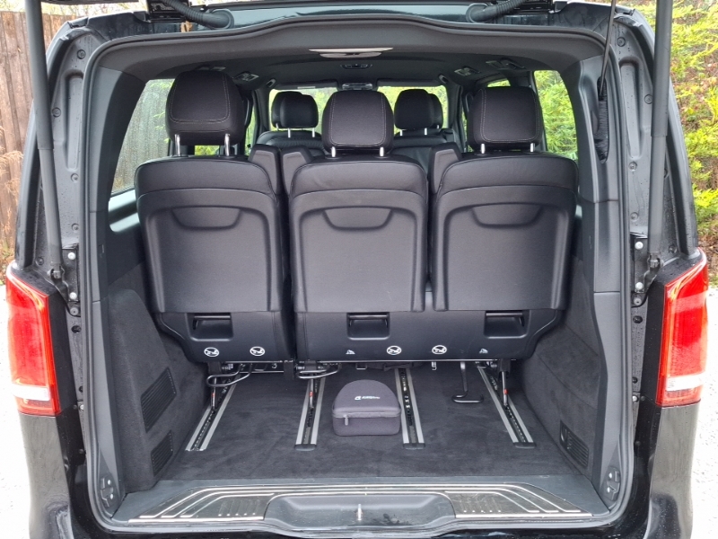 Inside Mercedes-Benz EQV boot