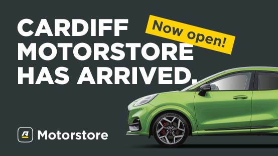 Green car - Cardiff Motorstore has arrived.