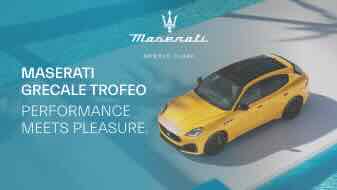 Maserati Grecale Trofeo Yellow