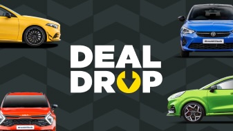 Deal Drop logo with colourful cars